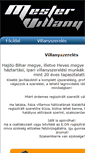 Mobile Screenshot of mestervillany.hu